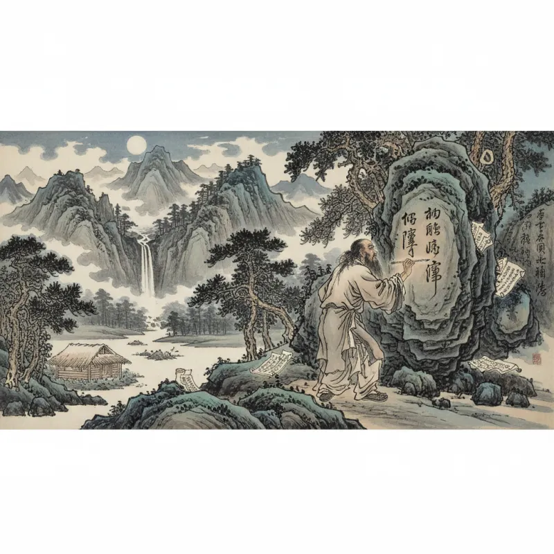 Cold Mountain Poems of Hanshan: The Hermit Who Wrote on Rocks