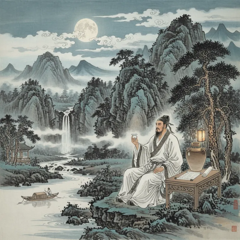 Li Bai's Drinking Poems: Wine, Moon, and the Soul of Chinese Poetry