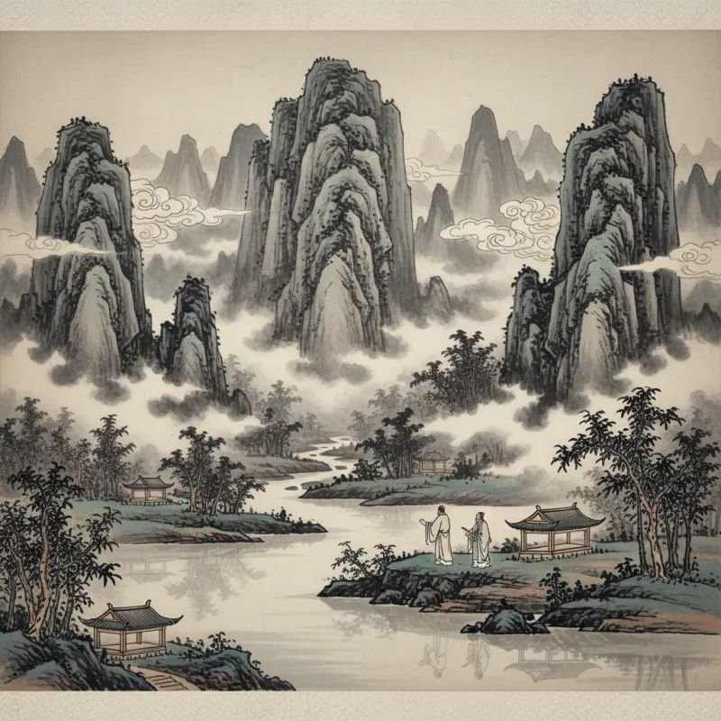 Mountain and Water Poetry (山水诗): When Landscape Becomes Literature