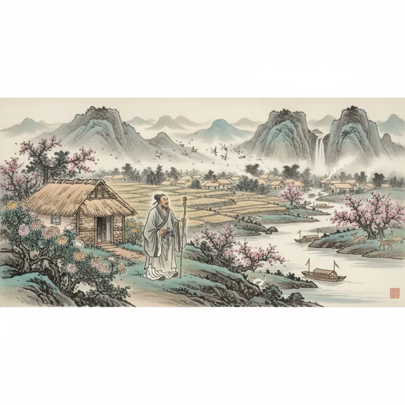 Tao Yuanming: The Recluse Who Found Paradise