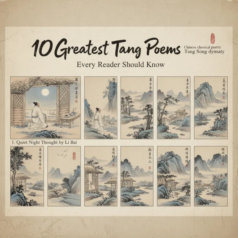 10 Greatest Tang Poems Every Reader Should Know